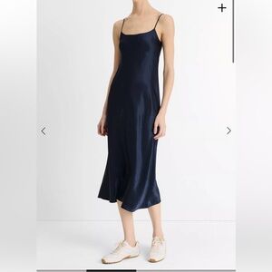 Vince satin slip dress
